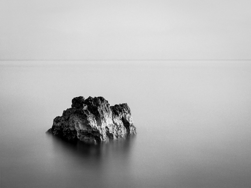 A stone in the sea